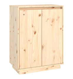 Armoire à chaussures 60x35x80 cm Bois de pin massif