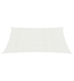 Voile d'ombrage 160 g/m² Blanc 3,5x4,5 m PEHD