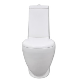 Ensemble de bidet et toilette Céramique Blanc