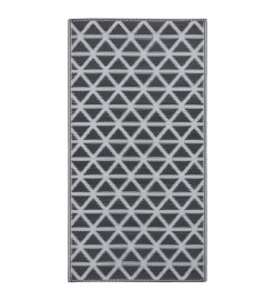 Tapis d'extérieur Noir 190x290 cm PP