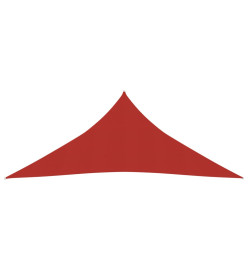 Voile d'ombrage 160 g/m² Rouge 5x6x6 m PEHD