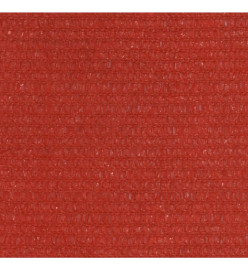 Voile d'ombrage 160 g/m² Rouge 5x6x6 m PEHD