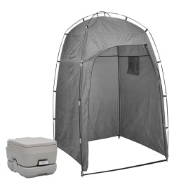 Toilette portable de camping avec tente 10+10 L