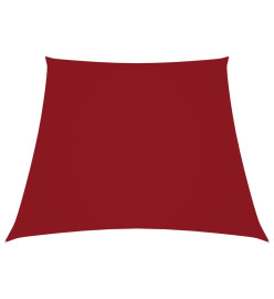 Voile de parasol Tissu Oxford trapèze 3/5x4 m Rouge