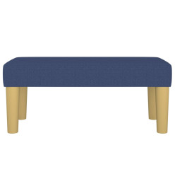 Banc Bleu 70x30x30 cm Tissu