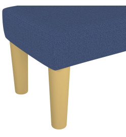 Banc Bleu 70x30x30 cm Tissu