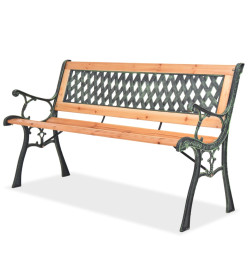 Banc de jardin 122 cm Bois