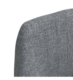 Tabourets de bar lot de 2 gris foncé tissu