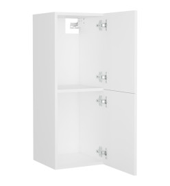 Armoire de salle de bain Blanc 30x30x80 cm Aggloméré