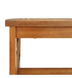 Salon de jardin 5 pcs avec coussins Bois d'acacia solide