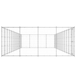 Chenil extérieur Acier galvanisé 53,24 m²