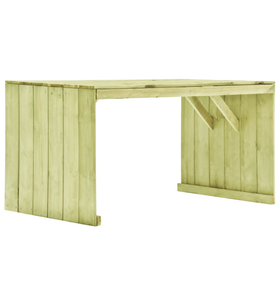 Table de jardin 150x87x80 cm Bois de pin imprégné Table de jardin 150x87x80 cm Bois de pin imprégné