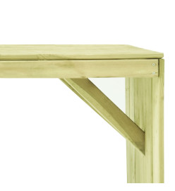 Table de jardin 150x87x80 cm Bois de pin imprégné