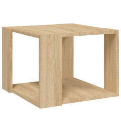 Table basse Chêne sonoma 40x40x30 cm Bois d'ingénierie