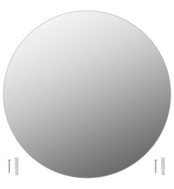 Miroirs muraux 2 pcs 70 cm Rond Verre