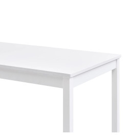 Table de salle à manger Blanc 180 x 90 x 73 cm Pin