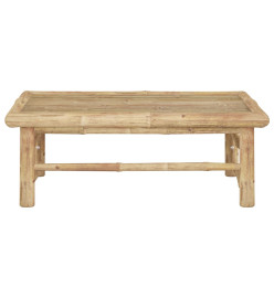 Table de jardin 65x65x30 cm Bambou