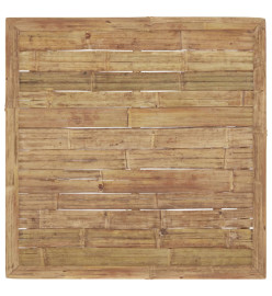 Table de jardin 65x65x30 cm Bambou