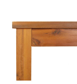 Table à manger de jardin 90x90x74 cm bois d'acacia solide