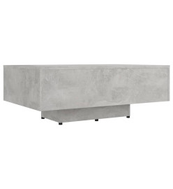 Table basse Gris béton 85x55x31 cm Aggloméré