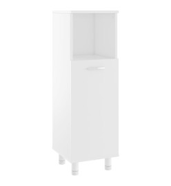 Ensemble de meubles de salle de bain 3 pcs Blanc Aggloméré