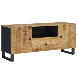 Meuble TV 105x33,5x46 cm bois de manguier et d'ingénierie