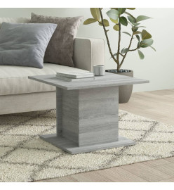 Table basse Gris Sonoma 55,5x55,5x40 cm Aggloméré