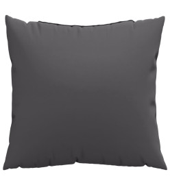 Coussins décoratifs 4 pcs anthracite 60x60 cm tissu