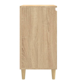 Table de chevet chêne sonoma 40x35x70 cm bois d'ingénierie