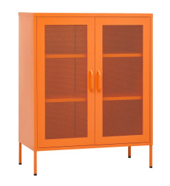 Armoire de rangement Orange 80x35x101,5 cm Acier