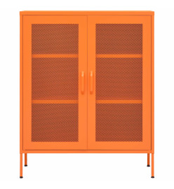 Armoire de rangement Orange 80x35x101,5 cm Acier