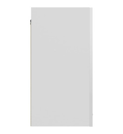 Armoire suspendue Blanc brillant 60x31x60 cm Aggloméré