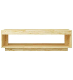 Table basse 110x50x33,5 cm bois de pin massif