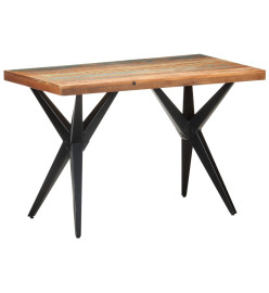 Table de salle à manger 120x60x76cm Bois de récupération massif