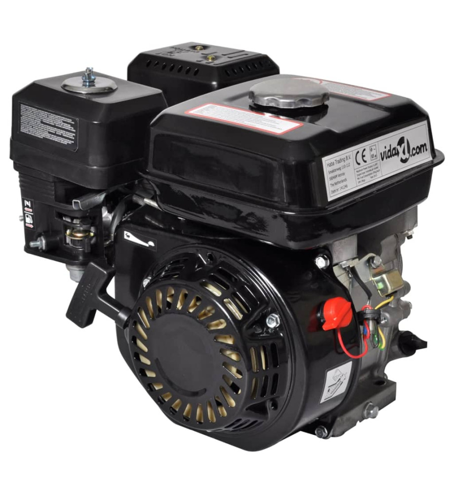 Moteur à essence 6,5 CH 4,8 kW Noir