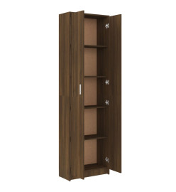 Garde-robe couloir Chêne marron 55x25x189 cm Bois d'ingénierie