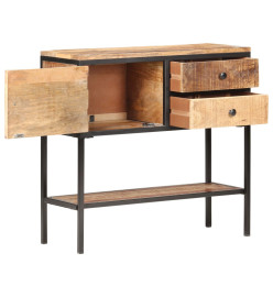 Buffet 85x30x80 cm Bois de manguier brut