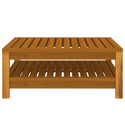 Salon de jardin 6 pcs avec coussin Bois d'acacia solide