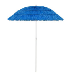 Parasol de plage Hawaii Bleu 180 cm