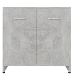 Armoire de salle de bain Gris béton 60x33x61 cm Aggloméré