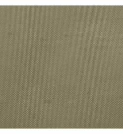 Voile de parasol Tissu Oxford triangulaire 3x3x4,24 m Beige