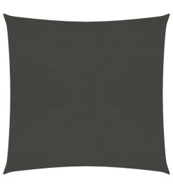 Voile d'ombrage 160 g/m² Anthracite 4x4 m PEHD