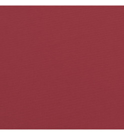 Coussin de palette rouge bordeaux tissu oxford