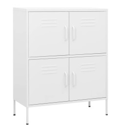 Armoire de rangement Blanc 80x35x101,5 cm Acier