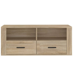 Meuble TV Chêne sonoma 100x35x40 cm Bois d'ingénierie