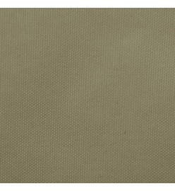 Voile de parasol Tissu Oxford trapèze 3/4x3 m Beige