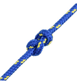 Corde de bateau Bleu 6 mm 250 m Polypropylène