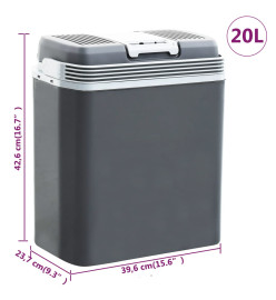 Glacière portable thermoélectrique 20 L 12 V 230 V E