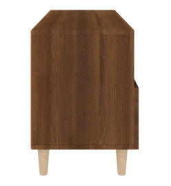 Meuble TV Chêne marron 80x36x50 cm Bois d'ingénierie