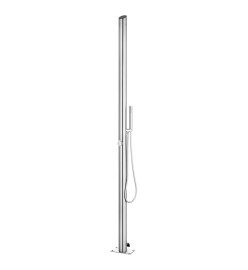 Douche de jardin 220 cm Acier inoxydable